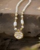 Pearl Medallion Necklace