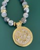 Agath Medallion Necklace