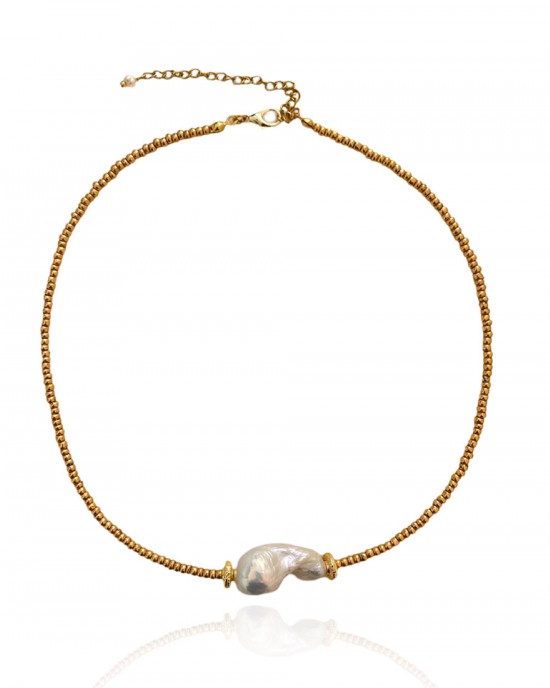 Baroc Pearl Basic Necklace