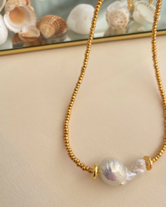 Baroc Pearl Basic Necklace