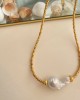 Baroc Pearl Basic Necklace