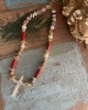 Pearl Agath Coral Necklace